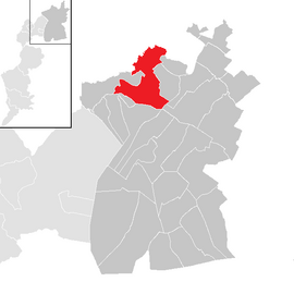 Poloha obce Parndorf v okrese Neusiedl am See (klikacia mapa)