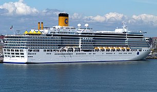 Costa Deliziosa in Helsinki Harbour.