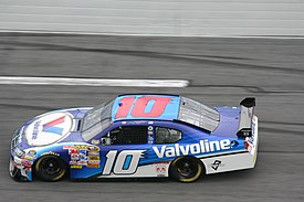 Patrick Carpentier at Daytona in 2008. Patrick Carpentier 2008 Valvoline Dodge Charger.jpg