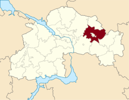 Distret de Pavlohrad - Localizazion