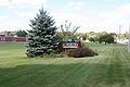 Sign leading into the south side of Pecatonica, Illinois, USA.