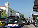 ☎∈ Free Rapid Penang shuttle bus at Weld Quay in Feb 2011.