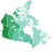 Percent of Canadians not identifying with a religion by province or territory in 2011