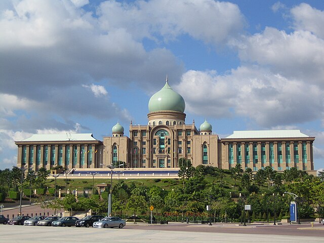 The Perdana Putra houses the office of Malaysia's Prime Minister.