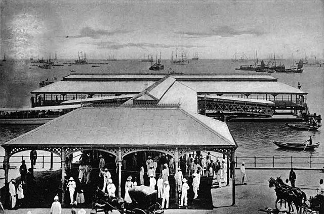 Johnston's Pier, Singapore, c. 1900