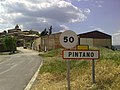 Pintano 1 entrée dans le village.