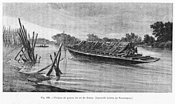 Royal canoe of the Kingdom of Bonny, 1890 Pirogue de guerre du roi de Bonny.jpg