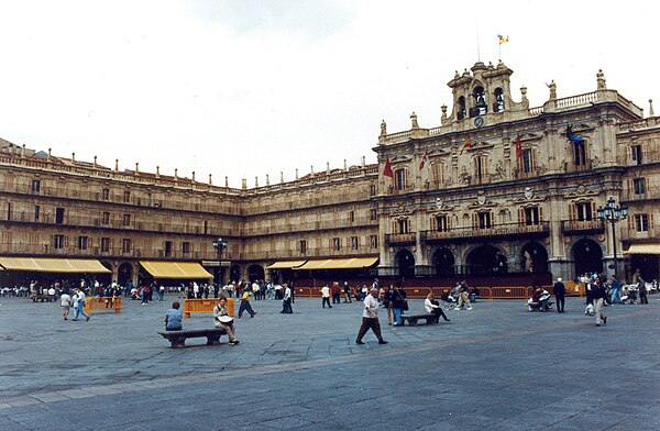 Some footage was shot at Salamanca's Plaza Mayor.
