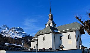 Pointe Percée, Quatre-Têtes depuis l'église.