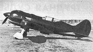 <span class="mw-page-title-main">Polikarpov I-185</span> Soviet fighter aircraft designed in 1940