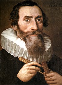 Porträtt från 1610 föreställande Johannes Kepler