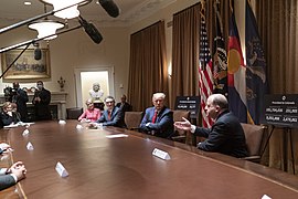 President Trump Meets with the Governor of CO and the Governor of ND (49897650816).jpg