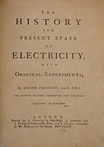 Thumbnail for The History and Present State of Electricity