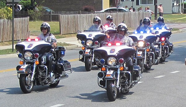 PGPD motorcycle units in July 2012.