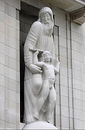 Prospero and Ariel by Eric Gill Prospero and Ariel (94216050).jpg