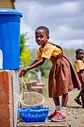 Pupil washes hands during COVID-19 pandemic in Ghana.jpg
