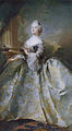 Portræt af Dronning Louise. Oliemaleri: Carl Gustaf Pilo, Statens Museum for Kunst (1751)