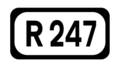 File:R247 Regional Route Shield Ireland.png