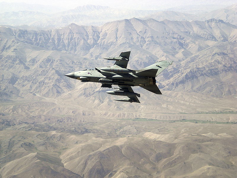 File:RAF Tornado GR4 Aircraft on Patrol Over Afghanistan MOD 45153865.jpg