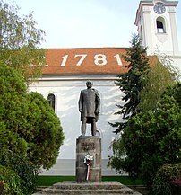 Statuia lui Balázs Orbán