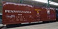 * Nomination Pennsylvania Railroad Boxcar No. 19103 --Ram-Man 16:37, 18 March 2016 (UTC) * Promotion Very sharp photo, excellent focus to the main object because it looks I feel the dents of the boxcar when I tough my computer-screen --Michielverbeek 18:14, 18 March 2016 (UTC)