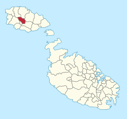 维多利亚在马耳他的位置
