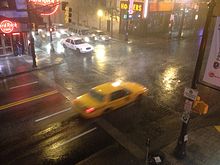 Peachtree Street in downtown Atlanta during a rainstorm Rain in Downtown Atlanta, 2013.jpg