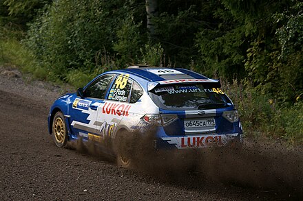 Flodin at the 2010 Finland Rally Rally Finland 2010 - EK 1 - Patrik Flodin.jpg