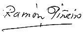 signature de Ramón Piñeiro