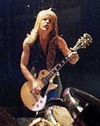 Randy Rhoads - American lead guitarist and co-songwriter for British heavy metal singer Ozzy Osbourne