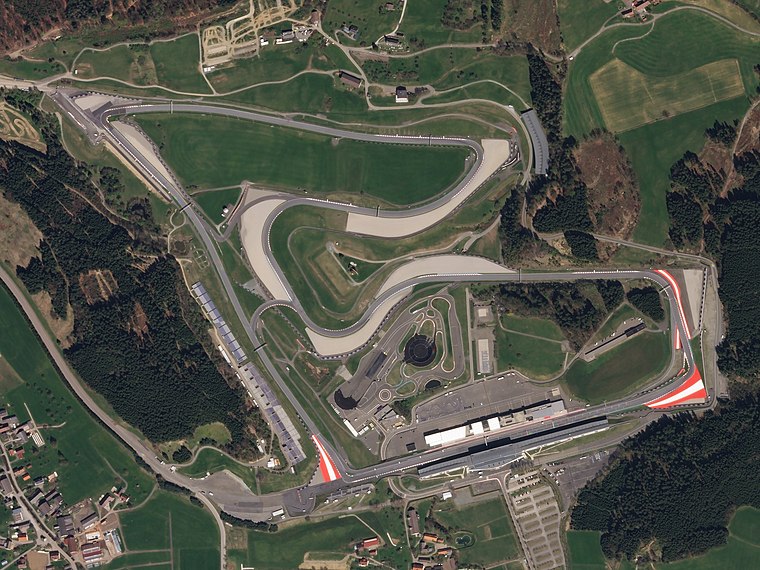 cijfer onaangenaam Latijns Red Bull Ring Map - Sports venue - Styria, Austria - Mapcarta