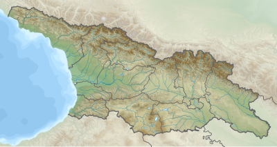 Mapa de localização/Geórgia