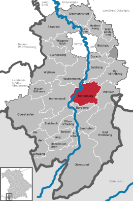 Kaart van Rettenberg