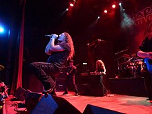 Italian band Rhapsody of Fire performing in Buenos Aires in 2010 Rhapsody Buenos Aires 2010.JPG