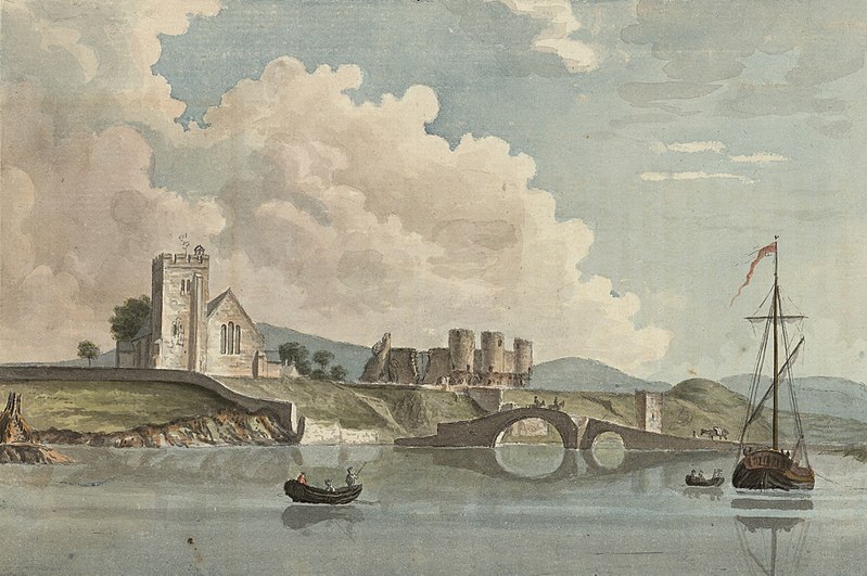 File:Rhuddlan curch and castle 02155.jpg