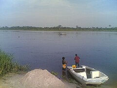 The river at Bandundu, June 2007