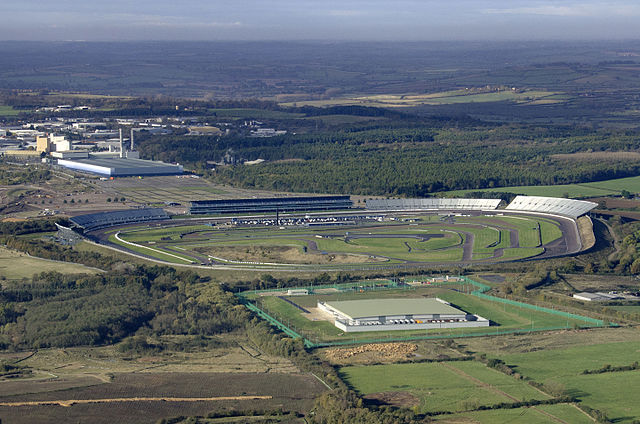 Aerial of Rockingham Motor Speedway