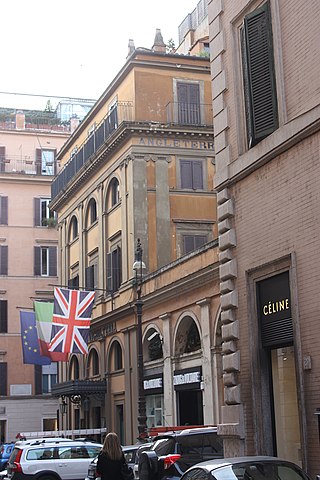 <span class="mw-page-title-main">Hotel d'Inghilterra</span> Hotel in Rome, Italy