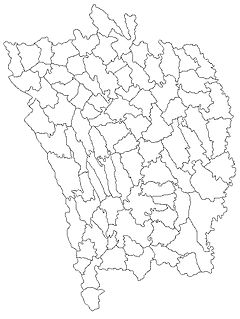 Mapa lokalizacyjna okręgu Vaslui