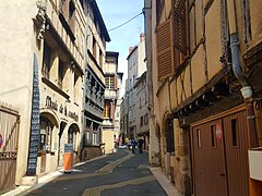 fotografia da primeira parte do museu visível na rue de la Coutellerie.