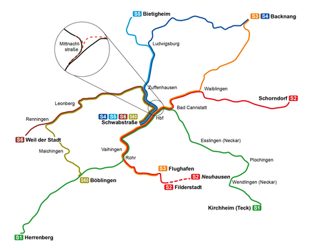 S Bahn Netz Stuttgart Zukunft (2013)