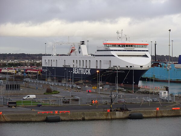 The first of the RoRo 2200 ferries - Seatruck Progress