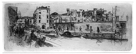 1883ː San Trovaso Canal, Venice