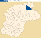 Location map for Santa Lucrécia de Algeriz