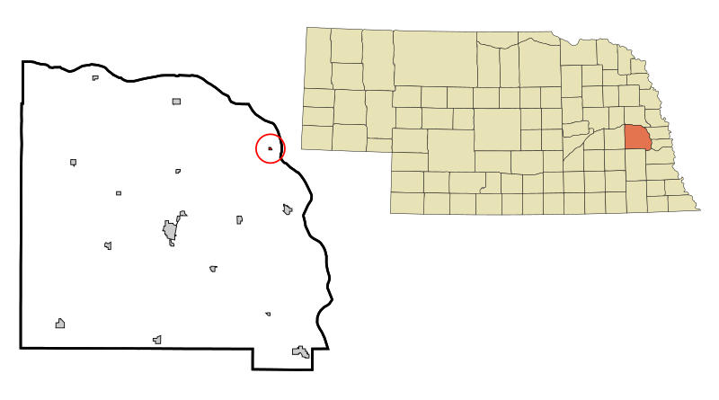 File:Saunders County Nebraska Incorporated and Unincorporated areas Leshara Highlighted.svg