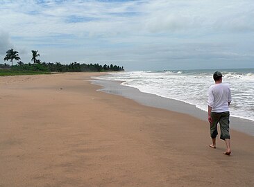 Sea Coastline and Beach, Central region, South Ghana.jpg