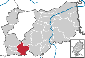 Poziția Seeheim-Jugenheim pe harta districtului Darmstadt-Dieburg