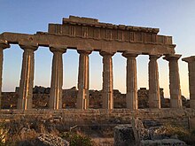 Tempio C di Selinunte.