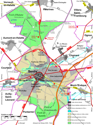 Oise Senlis: Geografio, Notoj kaj referencoj, Vidu ankaŭ