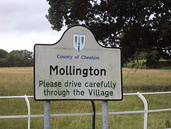 Sign, Mollington, Cheshire - DSC06892.JPG